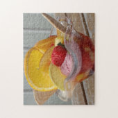 Eiscreme-Sundae-Foto Puzzle (Vertikal)