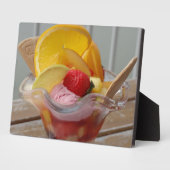 Eiscreme Sundae Fotoplatte (Seite)