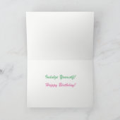 Eiscreme Sundae Geburtstagskarte Karte (Innenseite)