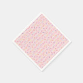 Eiscreme Sundae Heres The Scoop Sweet Sprinkles Serviette (Ecke)