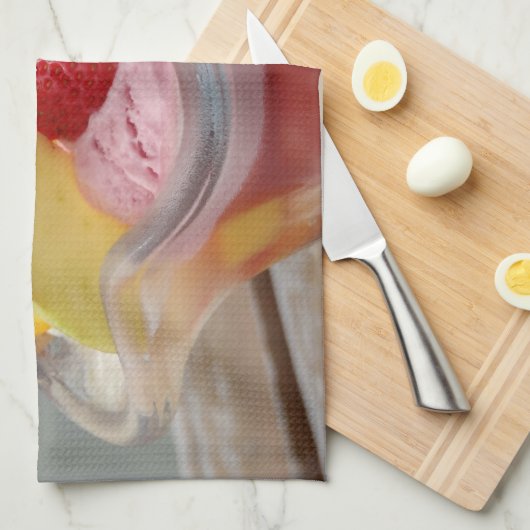 Eiscreme Sundae Küchentücher (Viertel Falte)