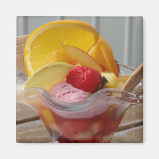 Eiscreme-Sundae-Magnete Magnet (Vorne)