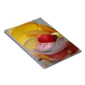 Eiscreme-Sundae-Notebooks Notizblock (Rechte Seite)