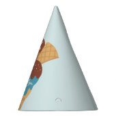 Eiscreme Sundae Personalisierter Kindergeburtstag Partyhütchen (Rechts)