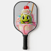 Eiscreme Sundae Pickleball Pickleball Schläger (Rückseite)