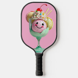 Eiscreme Sundae Pickleball Schläger
