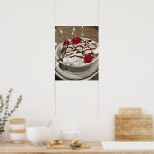 Eiscreme Sundae Poster (Küche)