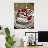Eiscreme Sundae Poster (Heimbüro)