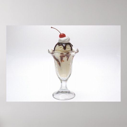Eiscreme Sundae Poster (Vorne)