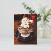 Eiscreme Sundae Postkarte (Stehend Vorderseite)
