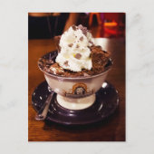 Eiscreme Sundae Postkarte (Vorderseite)