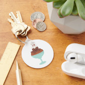 Eiscreme Sundae Schlüsselanhänger