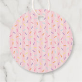 Eiscreme Sundae Scoopup Brautparty Geschenkanhänger (Rückseite)