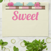 Eiscreme Sundae Sommerliche Leckereien Geschirrtuch (Gefaltet)