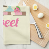 Eiscreme Sundae Sommerliche Leckereien Geschirrtuch (Viertel Falte)