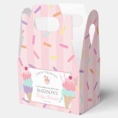 Eiscreme Sundae Sprinkled Baby Showbox Geschenkschachtel (Geöffnet)