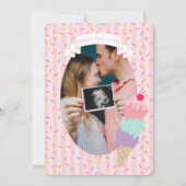 Eiscreme Sundae Sprinkler mit Liebe Baby Dusche Einladung (Rückseite)