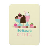 Eiscreme Sundae und andere köstliche Gerichte Magnet (Vertikal)