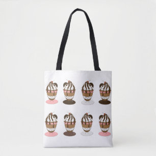 Eiscreme Sundaes Tasche