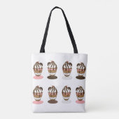 Eiscreme Sundaes Tasche (Rückseite)