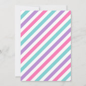 Eiscreme Süß Ein Geburtstag Eiscreme LKW Einladung (Rückseite)