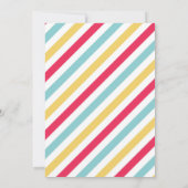 Eiscreme Süße Geburtstagscreme LKW Einladung (Rückseite)