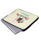 Eiscreme Süße Leckereien Laptopschutzhülle (Vorne Knopf)