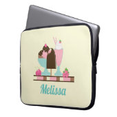 Eiscreme Süße Leckereien Laptopschutzhülle (Vorderseite Links)