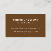 Eiscreme | Süßigkeiten Visitenkarte (Rückseite)