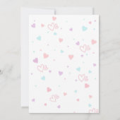 Eiscreme Sweet 1. Geburtstags-Party Einladung (Rückseite)