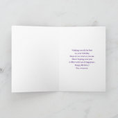 Eiscreme - Sweet Birthday Karte (Innenseite)