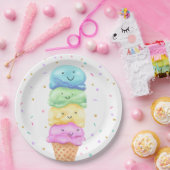 Eiscreme Sweet Birthday Party Paper Teller (Party)