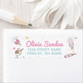 Eiscreme Sweet Celebration Geburtstagsadresse