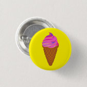 Eiscreme Sweetcream Button (Vorne & Hinten)