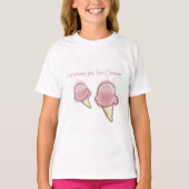 Eiscreme T-Shirt (Vorderseite)