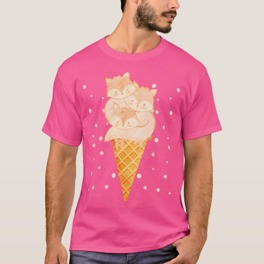 Eiscreme T-Shirt (Vorderseite)