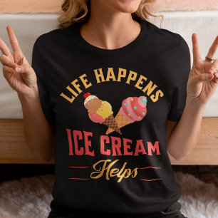 Eiscreme-T - Shirt für Eiskrebs-Liebhaber