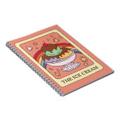 Eiscreme-Tarotkarten-Journal Notizblock (Rechte Seite)