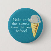 Eiscreme-Taste Button (Vorderseite)