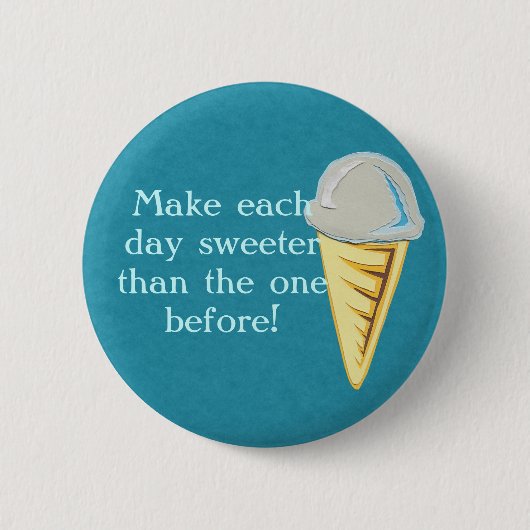Eiscreme-Taste Button (Vorderseite)
