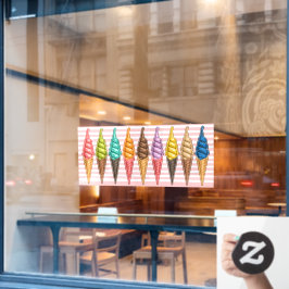 Eiscreme Thema - So Yummy! Fensteraufkleber