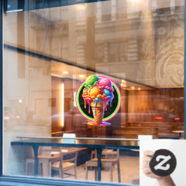 Eiscreme Thema - So Yummy! Fensteraufkleber