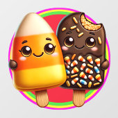 Eiscreme Thema - So Yummy! Fensteraufkleber (Blatt)