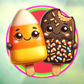 Eiscreme Thema - So Yummy! Fensteraufkleber (Blatt 3)