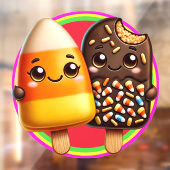 Eiscreme Thema - So Yummy! Fensteraufkleber (Blatt 2)