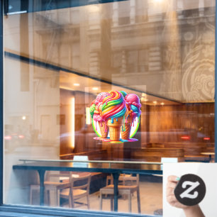 Eiscreme Thema - So Yummy! Fensteraufkleber
