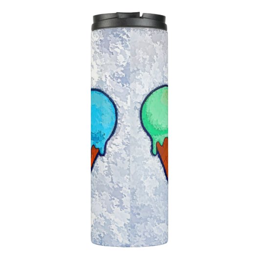 Eiscreme Thermosbecher (Rückseite)