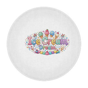 Eiscreme-Traum Schneidebrett