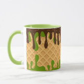 Eiscreme, triefend Matcha Choco Bliss, modern Tasse (Links)