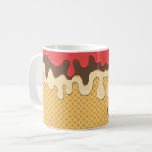 Eiscreme trinken Kaffee Tasse, Cup Kaffeetasse (Vorderseite Links)